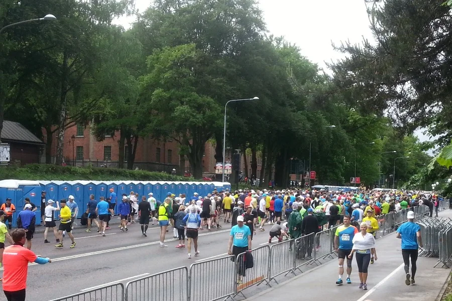 Stockholm Marathon – startområde