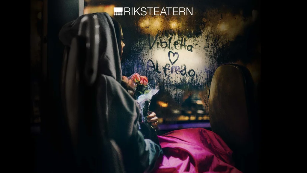 Violetta tar bussen