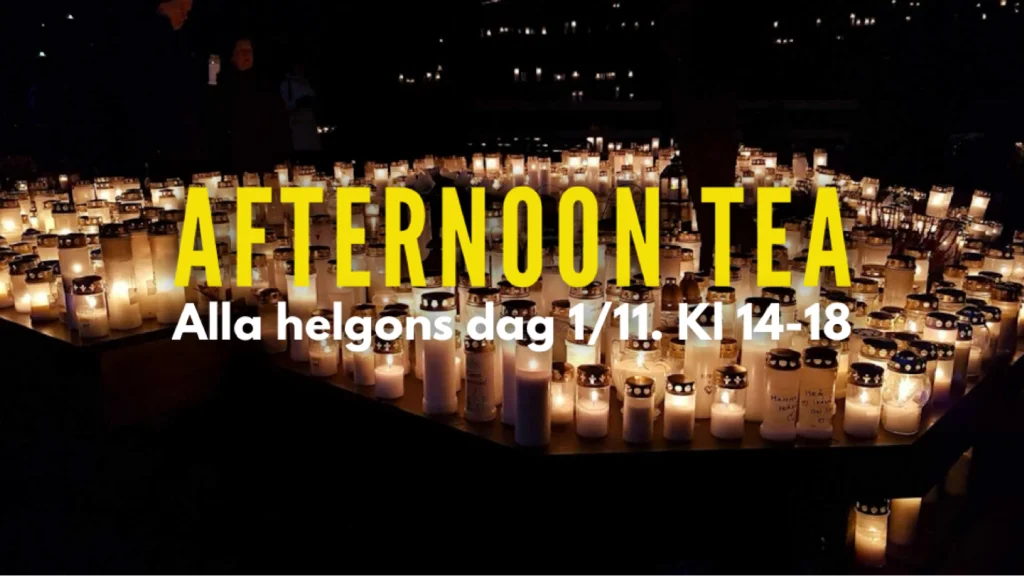 Alla helgons dag – Afternoon tea